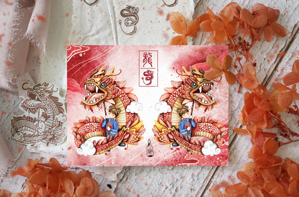 Dragon Dance (mini sticker sheet)