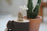 tiny ceramic house