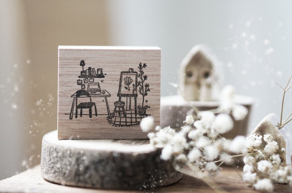 Black Milk Project Home Sweet Home Rubber Stamp - Studio