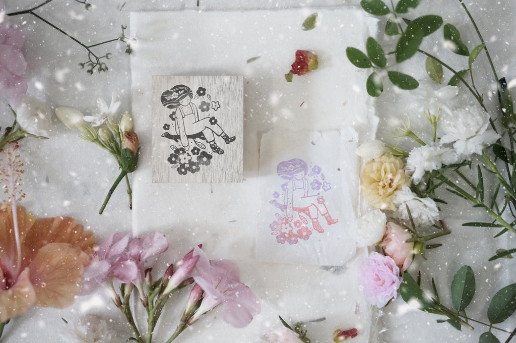 Black Milk Project Bloom Rubber Stamp - Miss Bailey