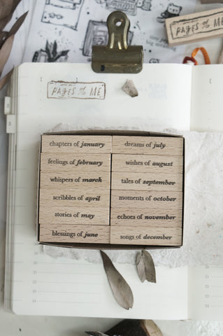 Pages of Me - Months Set