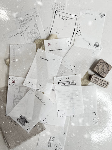 Pages of Me - Loose paper sheets