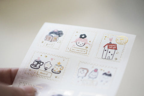 This Moment - Washi sticker with gold foil