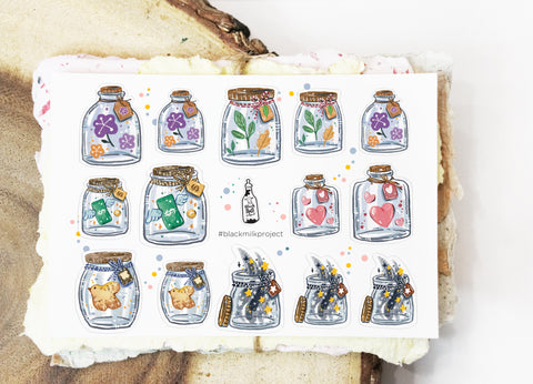 Mini Jars (Mini Sticker Sheet)